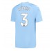 Manchester City Ruben Dias #3 Kopio Koti Pelipaita 2023-24 Lyhyet Hihat